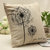 Retro Leaf Pillow Case Linen Cotton Cushion Cover Home Decor 
